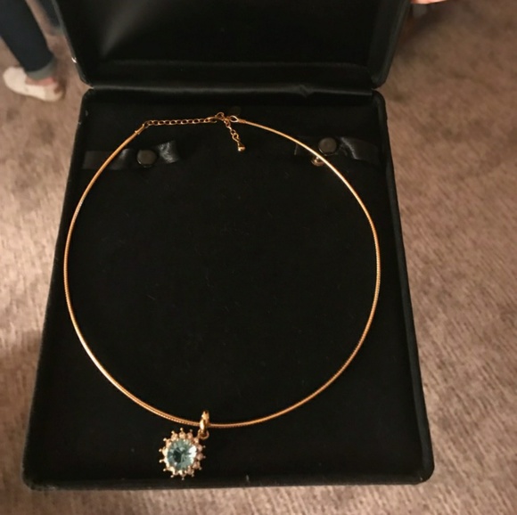 Topaz & Diamonique 24K plated, Nolan Miller Neckla - Picture 6 of 8